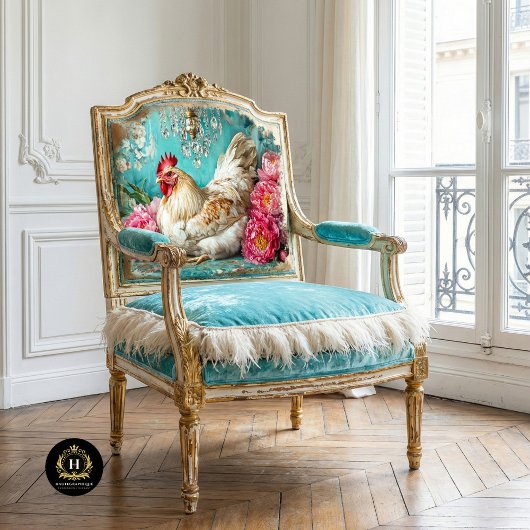 Vintager Valentinstag Hühnerdekoupage Seidenpapier