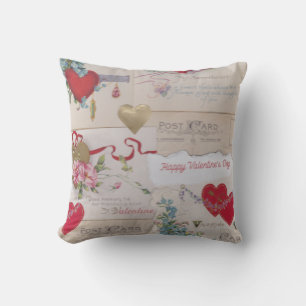 Vintager Valentinstag Kissen