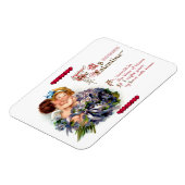 Vintager Valentinstag Kuss-Magnet Magnet (Linke Seite)