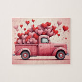 Vintager Valentinstag Liebe Puzzle (Horizontal)