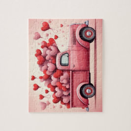 Vintager Valentinstag Liebe Puzzle