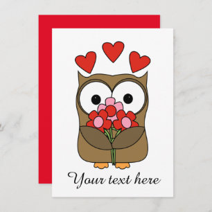 Vintager Valentinstag Niedliches Ei mit Blume Feiertagskarte