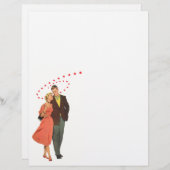 Vintager Valentinstag, romantische, schwebende Her (Vorne/Hinten)