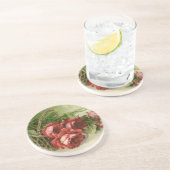 Vintager Valentinstag, Rote Rosen der Kriminalität Untersetzer (Seite)