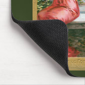 Vintager Valentinstag, Viktorianische Dame mit Che Mousepad (Ecke)