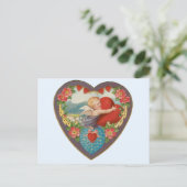 Vintager Valentinstag, Viktorianische Gebirgszüge Feiertagspostkarte (Stehend Vorderseite)