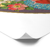 Vintager Valentinstag, Viktorianische Gebirgszüge Poster (Ecke)