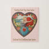 Vintager Valentinstag, Viktorianische Gebirgszüge Puzzle (Vertikal)