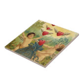 Vintager Valentinstag, Viktorianische Herbergen Fliese (Seite)