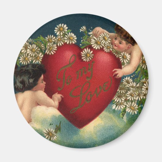 Vintager Valentinstag Viktorianische Herbergen im Magnet (Vorne)