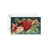 Vintager Valentinstag Viktorianische Herbergen im Mitteilungskarte (Vorderseite/Rückseite Beispiel)