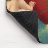 Vintager Valentinstag Viktorianische Herbergen im  Mousepad (Ecke)