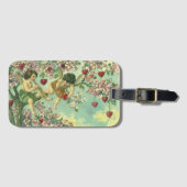 Vintager Valentinstag Viktorianische Kupide Herzba Gepäckanhänger (Vorderseite (Horizontal))