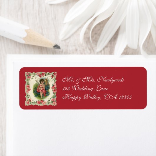 Vintager Valentinstag Viktorianischer Hubschrauber (Insitu)