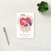 Vintager Valentinstext Nachhinweise Post-it Klebezettel (Büro)