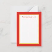 Vintager Valentinvogel-Retro-Nachricht Mitteilungskarte (Rückseite)