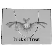 Vintager Vampirschlauch oder Treatbeutel Große Geschenktüte (Rückseite)