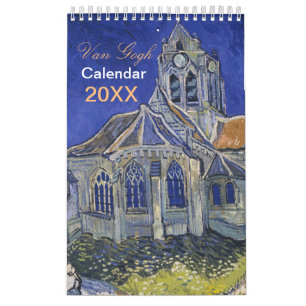 Vintager Van Gogh-Kunstkalender Kalender