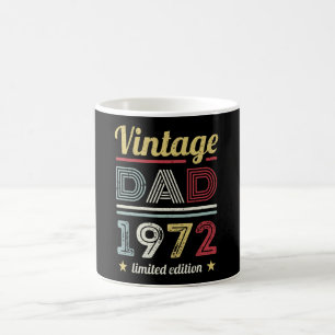 Vintager Vater 1972 50. Geburtstagsgeschenk Männe Kaffeetasse