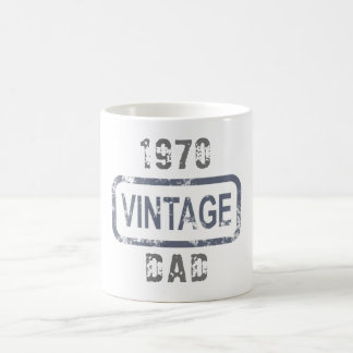 Vintager Vater Anpassbarer Text Kaffeetasse