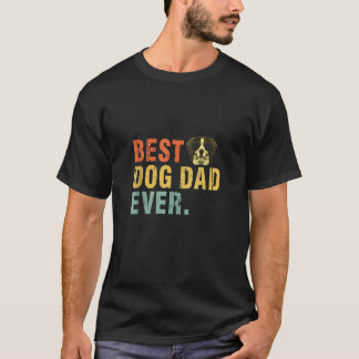 Vintager Vater Bester Hund je Bernese T-Shirt