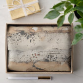 Vintager Vater Rustikale Kunst Entdeckungsreise Seidenpapier (Geschenk)