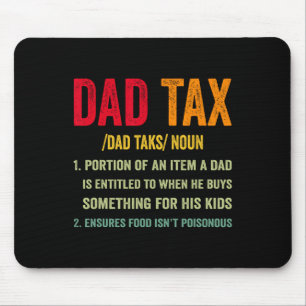 Vintager Vater Steuern Definition Zitat Vaterschaf Mousepad