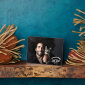 Vintager Vater Tag Beste Katze Vater Foto Fotoplatte (Seite)