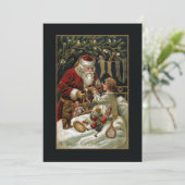 Vintager Vater Weihnachten Geschenke für Kinder (Stehend Vorderseite)