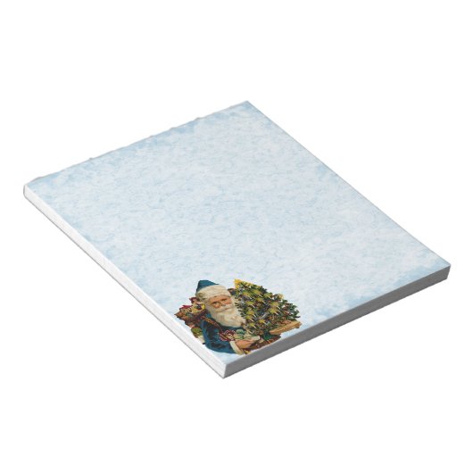 Vintager Vater Weihnachts-Editor Notizblock (angewinkelt)