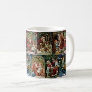 Vintager Vater-Weihnachtskalender Kaffeetasse