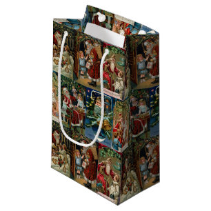 Vintager Vater-Weihnachtskalender Kleine Geschenktüte