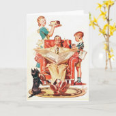 Vintager Vatertag Karte (Gelbe Blume)