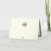 Vintager Vatertag Katholische Religiöse Karte (Rückseite)