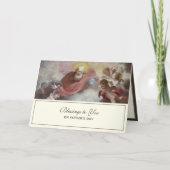 Vintager Vatertag Katholische Religiöse Karte (Vorderseite)