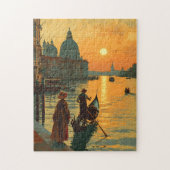 Vintager Venedig-Sonnenuntergang Puzzle (Vertikal)