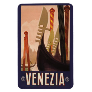 Vintager Venezia Venedig Italien Magnet