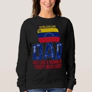 Vintager venezolanischer Vater Venezuela Flagge fü Sweatshirt