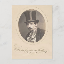 Vintager Verbrecherdieb und Burglar-Tasse Postkarte