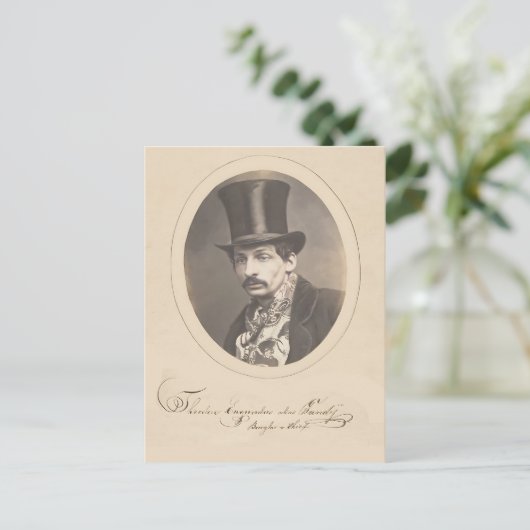 Vintager Verbrecherdieb und Burglar-Tasse Postkarte (Stehend Vorderseite)