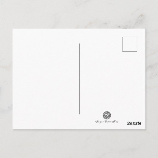 Vintager Verbrecherdieb und Burglar-Tasse Postkarte (Rückseite)