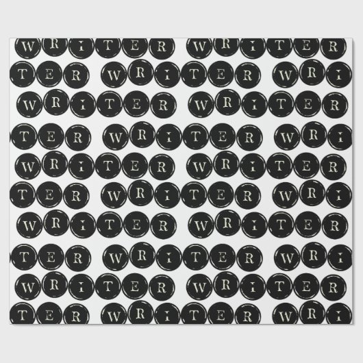 Vintager Verfasser des Geschenkpapier (Flach)