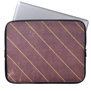 Vintager, vergoldeter Grunge Laptop-Bildschirm Laptopschutzhülle