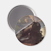 Vintager Verkehr, Bergverkehr Magnet (Vorderseite/Rückseite)