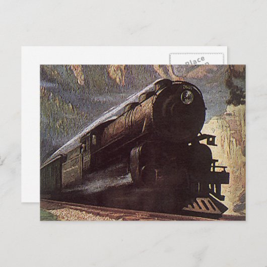 Vintager Verkehr, Bergverkehr Postkarte (Vorne/Hinten)