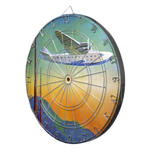 Vintager Verkehr Dartscheibe (Vorderseite rechts)