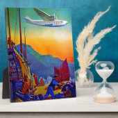 Vintager Verkehr Fotoplatte (Seite)