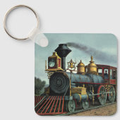 Vintager Verkehr, Kohlezuglokomotive Schlüsselanhänger (Vorderseite)