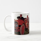 Vintager Verkehr Männer Antike Cabrio Kaffeetasse (Links)