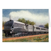 Vintager Verkehr, moderner Silberkugelzug (Vorderseite (Horizontal))